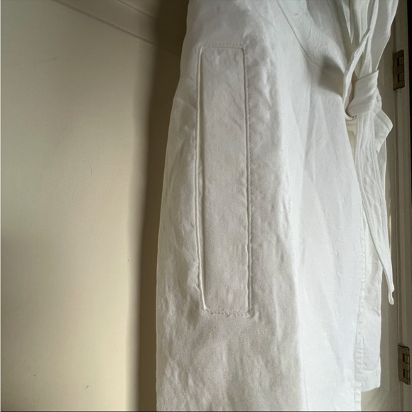 A.L.C. SIDELLE Linen Blend Wrap Dress - Picture 6 of 8